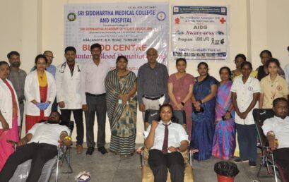 SSIMS Blood Donation Camp in Association with Sri Siddhartha Medical College, Tumkur