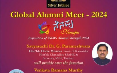 SSIMS Alumni Cell organised by –  “Global Alumni Meet -2024”  “Nenapu”
