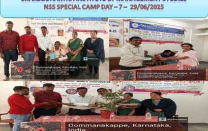 Day – 7 28-06-2025  NSS Special Camp in Jnanasiri Campus, Bidarakatte, Tumkur.